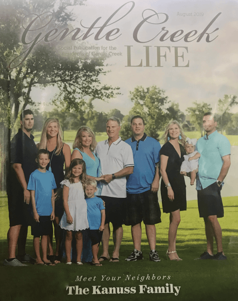 Debbie and Brandon family magazine